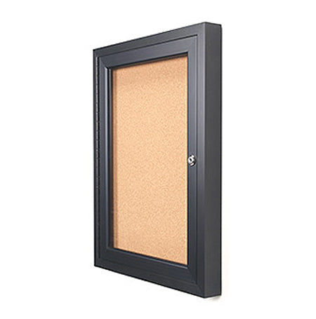 Large Outdoor Enclosed Bulletin Board 36x48 with Single Locking Door ...