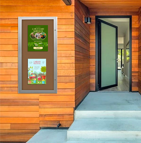 Extra Large 36x48 Outdoor Enclosed Bulletin Board Swing Cases with ...