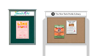 20x30 Outdoor Bulletin Boards - All Styles
