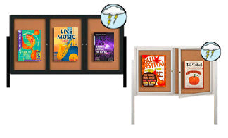 32x42 Outdoor Bulletin Boards - All Styles