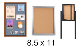8.5x11 Outdoor Bulletin Boards