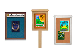 8.5x14 Outdoor Bulletin Boards - All Styles