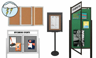 EXTREME WeatherPlus Outdoor Bulletin Board Cases – OutdoorDisplayCases