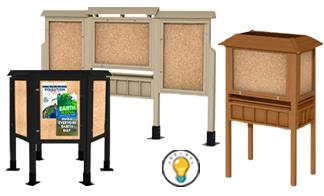Outdoor Enclosed Kiosk Information Centers