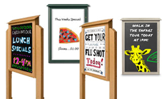 Outdoor Message Center Magnetic Dry Erase Boards