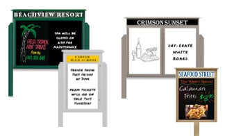 Communicate Easily with Outdoor Message Centers with Posts - Single ...