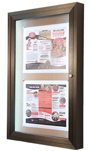 Outdoor LED Bulletin Board Cabinet 19 x 31 