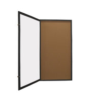 Wall Mount, Extra Large 48x96 Outdoor Enclosed Bulletin Board Display Case with Hinged Locking Door