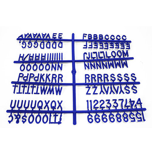 BLUE Helvetica Changeable Letter Sets For Letterboards ...