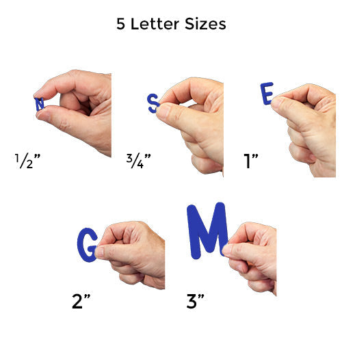 BLUE Helvetica Changeable Letter Sets For Letterboards ...