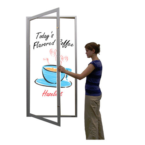 Extra Large Outdoor Enclosed Dry Erase White Boards