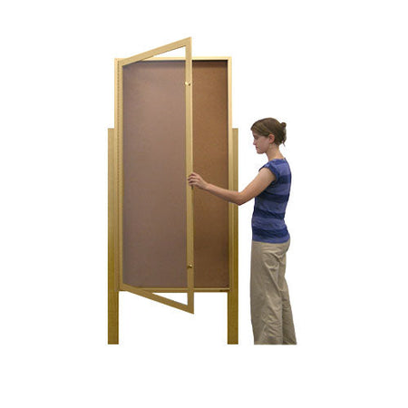 15+ Sizes for Your Free-Standing Outdoor Bulletin Board with Posts –  OutdoorDisplayCases