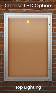 Extreme Weather Plus Premium Outdoor Enclosed Bulletin Boards with LED Lights | 15+ Sizes