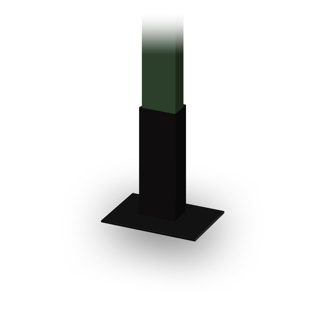 EcoFriendly 12x18 Outdoor Message Center w Posts and Cork Board LEFT