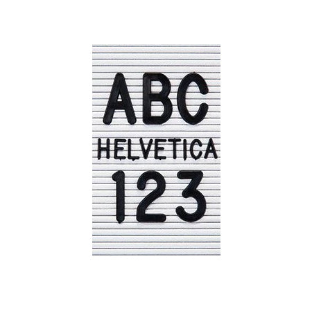 Helvetica Changeable Letter Sets (Black) - at Displays4Sale ...