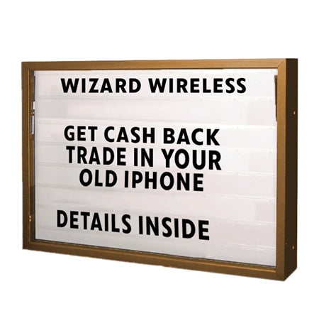 Freestanding Heavy Duty Reader Board 84x60 2-SIDED with 2 posts ...