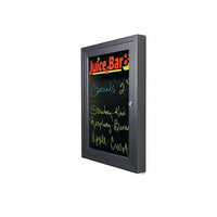 Outdoor Dry Erase Marker Board SwingCases | Enclosed Black Board Display Cases 12+ Sizes & Custom