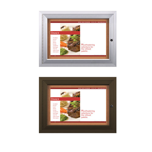 Enclosed Outdoor Menu Cases For 11x17 Menus | Outdoor Restaurant ...