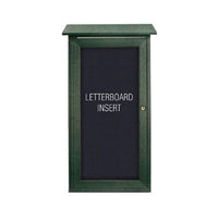 Outdoor "MINI" Message Center Letter Board 16" x 34" (Left Hinged - Single Door)