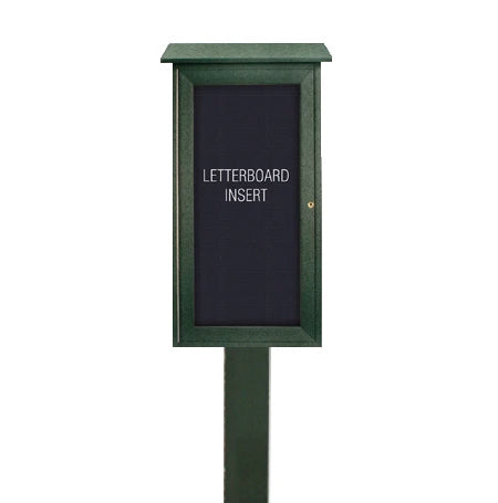 Outdoor Message Center Letter Board With Leg Posts 16 x 34
