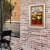 Extreme WeatherPlus Outdoor Bulletin Board Display Case with Radius Edge | Perfect for Your Outdoor Marketing Needs