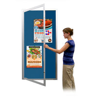 40x60 Extra Large Outdoor Enclosed Bulletin Board SwingCases (Single Door)