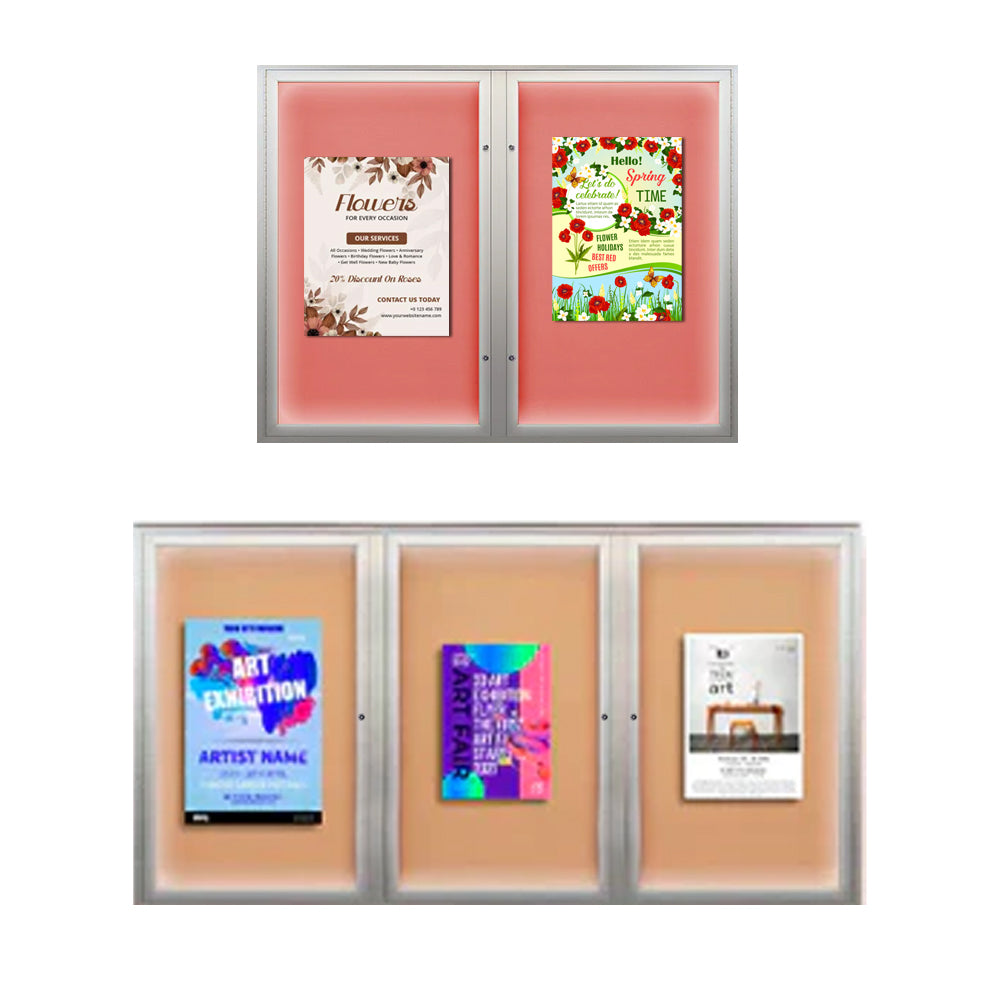 Illuminated Extreme WeatherPlus™ Outdoor Poster Cases Wall Mount ...