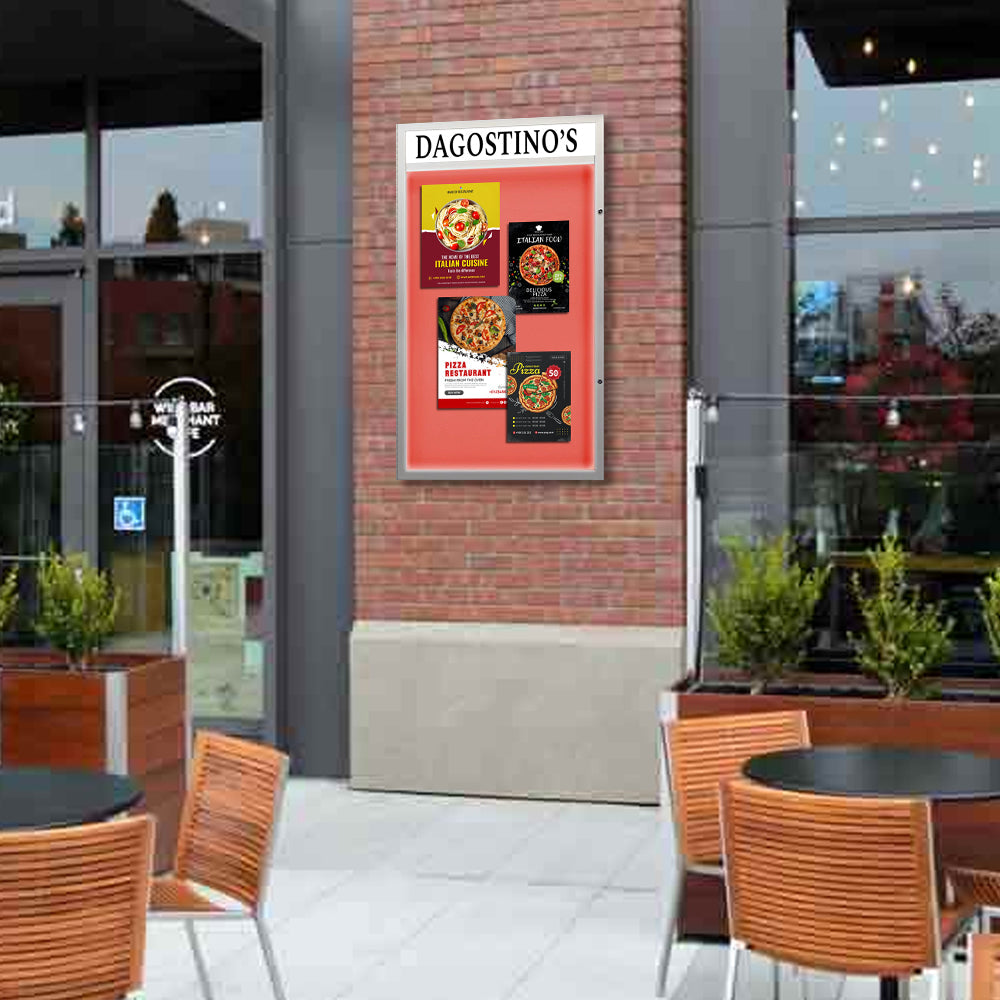 Extreme Weather Plus Extra Large Outdoor Poster Cases with Header and ...