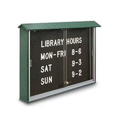 60x40 Sliding Doors Outdoor Letter Board Message Center Wall Mount –  OutdoorDisplayCases