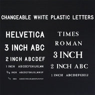 Helvetica Plastic Sign Letters – Any Color, Any Size