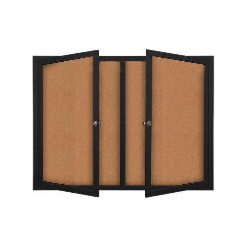 LED-Lighted Outdoor Display Cases 2-3 Doors, 30+ Sizes | Customizable ...